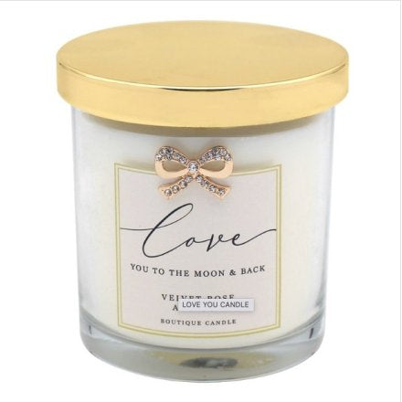 Love You To The Moon & Back Candle