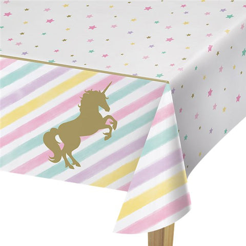 Unicorn Sparkle Plastic Tablecover