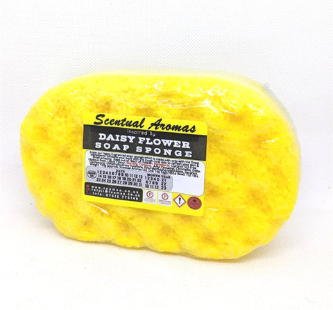 Fragranced Soap Sponge Exfoliator - Daisy Flower