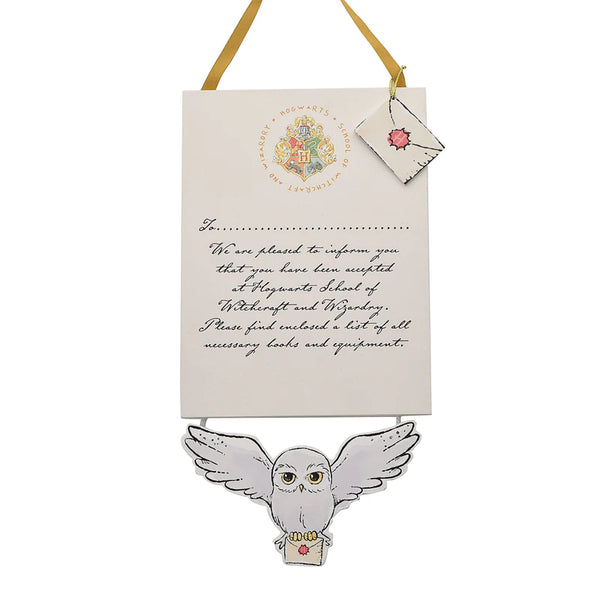 Hogwarts Letter Plaque