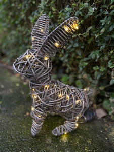 Light-Up LED Rabbit Garden Ornament
