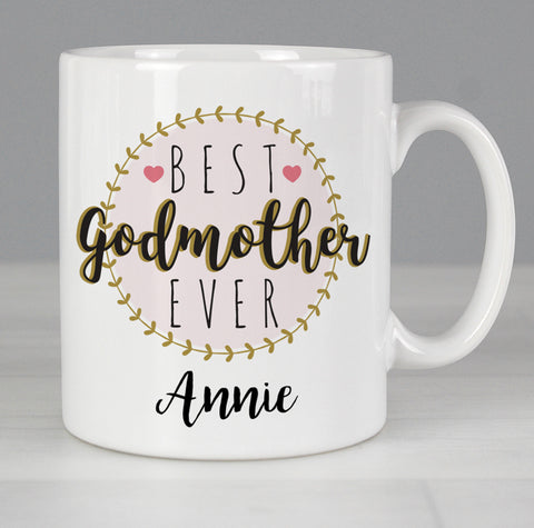 Personalised 'Best Godmother' Mug