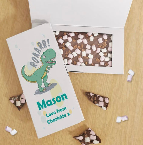 Dinosaur Milk Chocolate Card