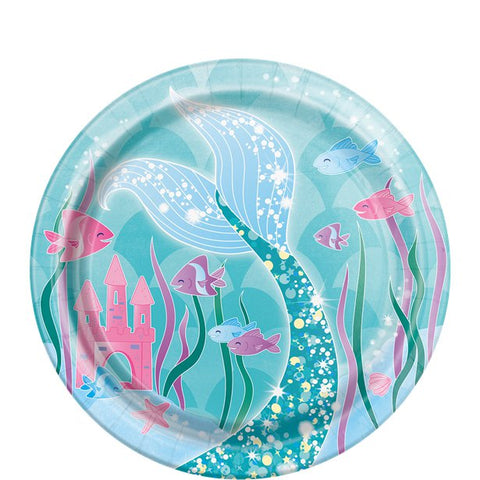 Magical Mermaid Paper Plates