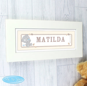 Personalised Tiny Tatty Teddy Name Frame