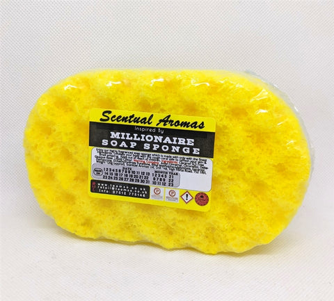 Fragranced Soap Sponge Exfoliator - Millionaire