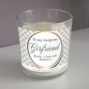 Personalised Opulent Scented Jar Candle