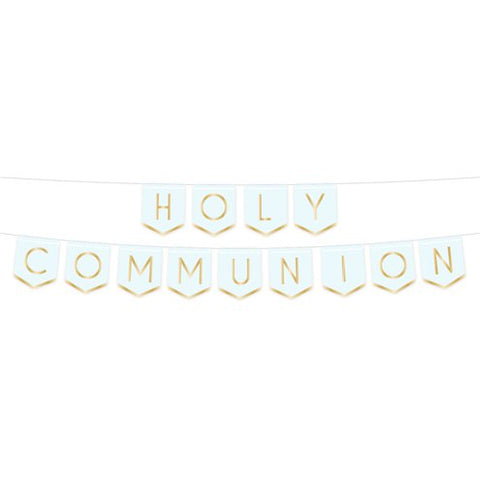 Blue ‘Holy Communion’ Banner