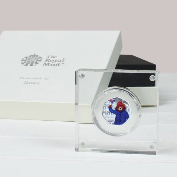Silver Proof Paddington 50p In A Deluxe Personalised Gift Box