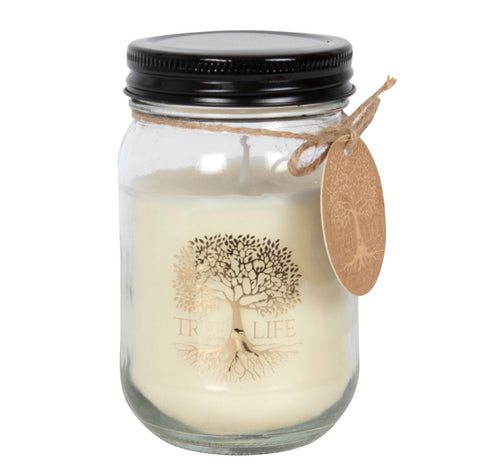 Gold Tree Of Life Candle Jar