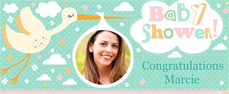 Personalised Baby Shower Banner