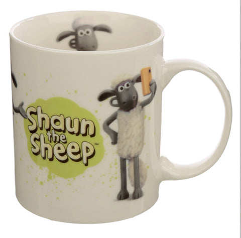 Collectable Porcelain Mug - Shaun the Sheep White