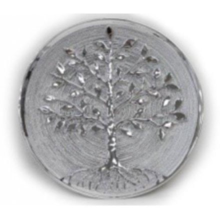 Silver Tree Of Life Decorative Plate