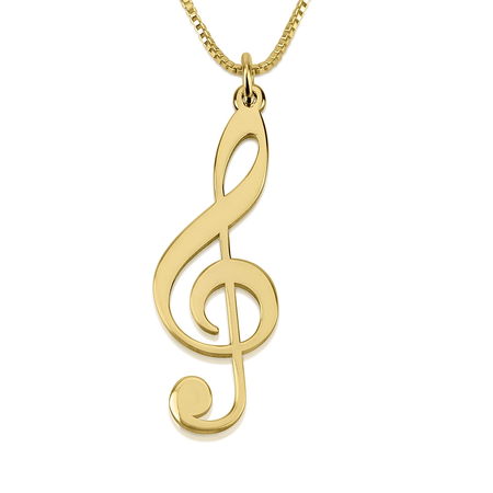 Treble Clef Necklace