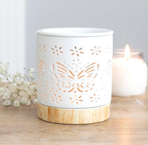 Butterfly Matte Ceramic Oil Burner