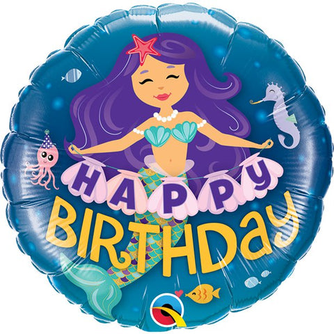 'Happy Birthday' Mermaid Balloon