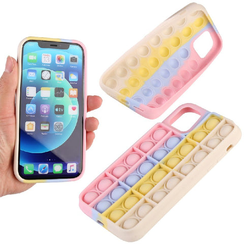 3D Fidget Rainbow Soft Silicone Case Restless Cover Back Case - iPhone 11