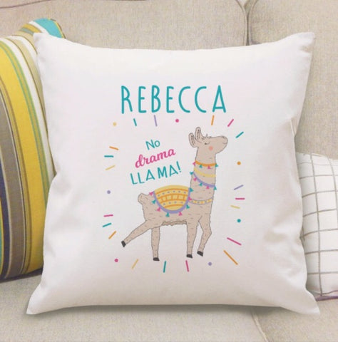 No Drama Llama Cushion