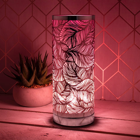 Pink & Silver Touch Sensitive Aroma Lamp