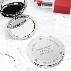 Personalised Mum Compact Mirror