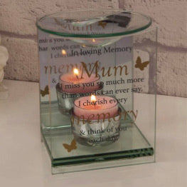 Thoughts Of You Butterfly Oil Burner - Mum