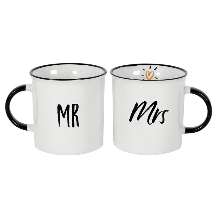 Mr and Mrs Mug Set