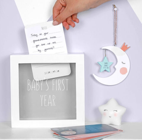 Baby Milestone Cards With Memory Box