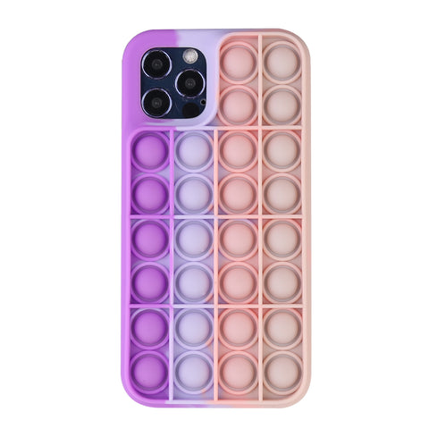 Pop it its Push Bubble Shockproof Soft Silicone Case - iPhone 12