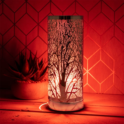 Red And Rosegold Touch Sensitive Aroma Lamp