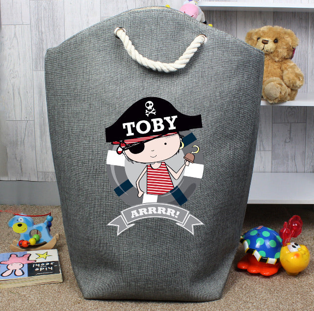 Personalised Pirate Storage Bag