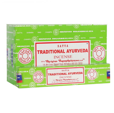 12 Packs Of Traditional Ayurveda Incense Sticks