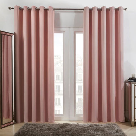 Blackout Curtains - Blush Pink