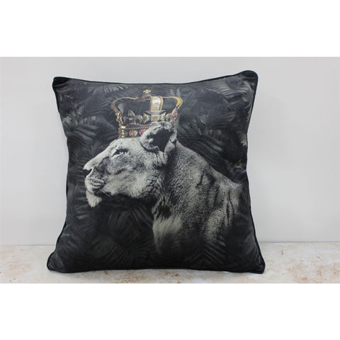 Plush Lioness Cushion