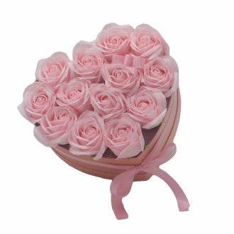 13 Pink Roses Soap FlowerBouquet