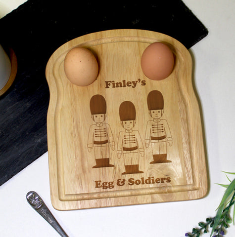 Personalised Soldiers Egg & Toast Board