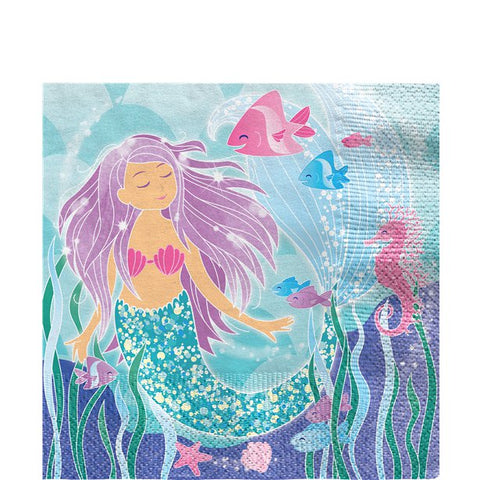 Magical Mermaid Paper Napkins