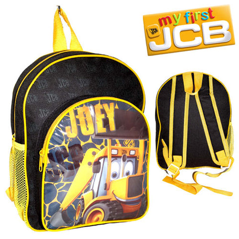 Official Joey JCB Nursery Backpack With Pocket Black