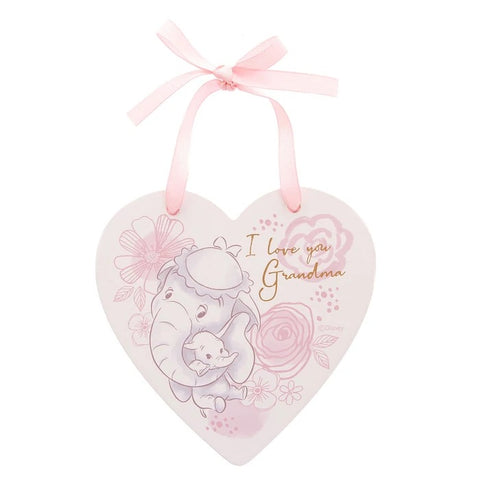 “I Love You Grandma” Dumbo Heart Plaque