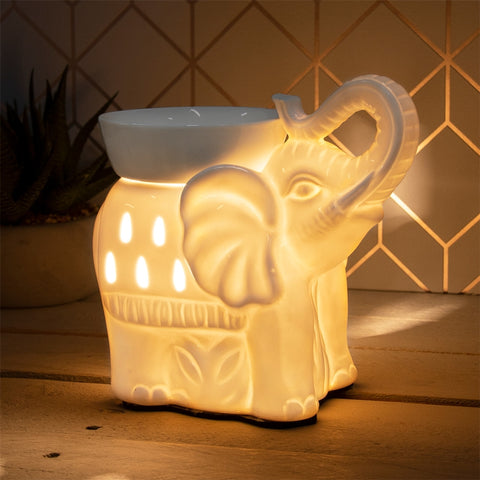 White Elephant Aroma Lamp