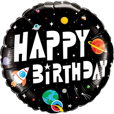 Space Birthday Balloon