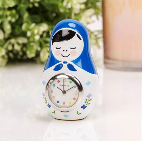 William Widdop Miniature Clock - Russian Doll