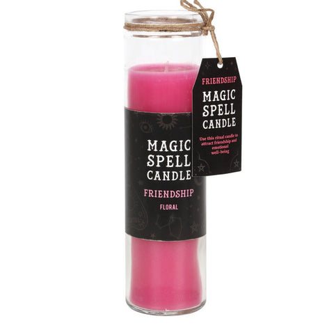 Floral ‘Friendship’ Spell Tube Candle