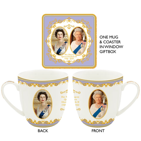 Queen Elizabeth II Mug And Coaster