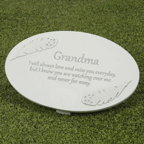 Thoughts of You Resin Memorial Plaque - Grandma