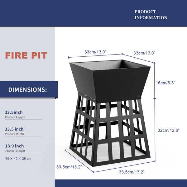 Square Fire Pit