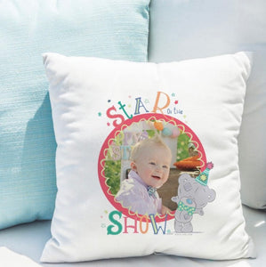 Tiny Tatty Teddy Little Circus Star of the show Photo Cushion