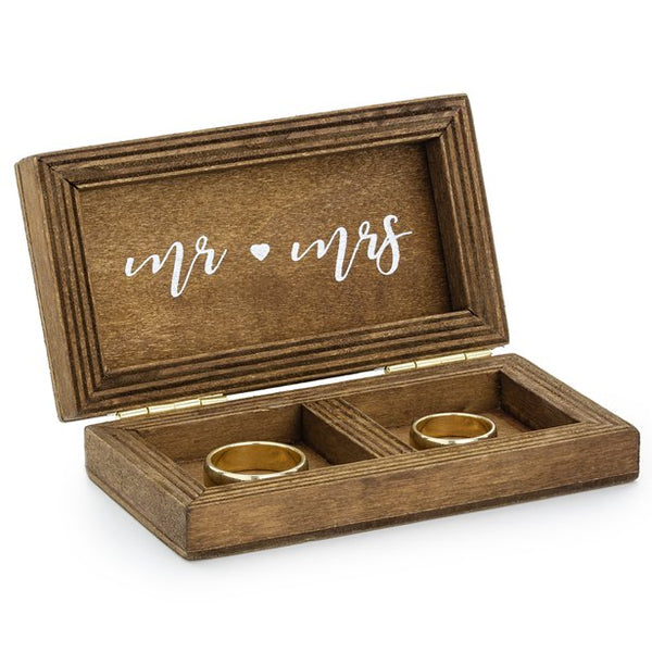 Wooden Wedding Ring Box