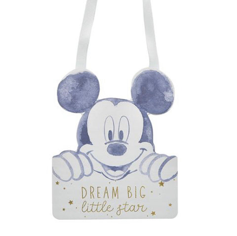 Mickey Dream Big Little Star Plaque